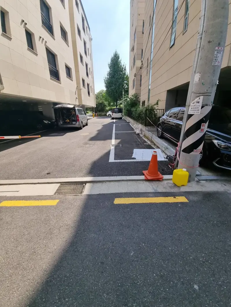주차스토퍼 인천 부평구 시공 전